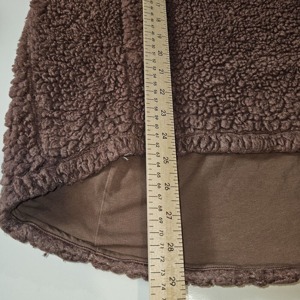 Lululemon Warmth Restore Sherpa Long Pullover Funnel Neck Sweater Smokey Topaz 6 - Picture 12 of 15